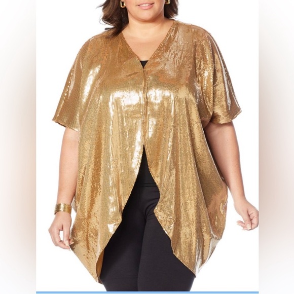 Shavonne Dorsey Silvia Sequin Topper 1X - Picture 6 of 6